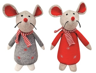 Myšák z filcu na postavení 46 cm