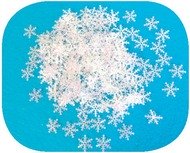 4691 Vločky 1,5 cm, b&iacute;l&eacute;, 15g-2