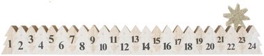 Kalendář adventní dřevěný 40 cm