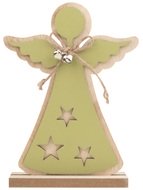 Anděl dřevěný na postavení