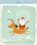 Okenní fólie – Santa