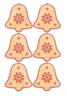 4918 Zvonek dřevěn&yacute; s lep&iacute;kem 4,5 cm, 6 ks-1