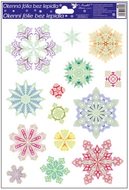 Okenní fólie – Vločky pastelové