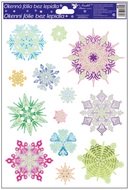 Okenní fólie – Vločky duhové