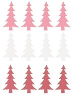 5473 Dřevěn&eacute; dekorace 4 cm, 12 ks -1