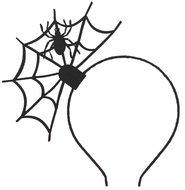 Čelenka Halloween Pavučina