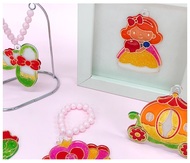 6412 Barvy na sklo sada 10 barev 10,5 ml + 12 skl&iacute;ček POH&Aacute;DKA-6