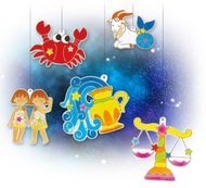 6419 Barvy na sklo sada 10 barev 10,5 ml + 12 skl&iacute;ček ZVĚROKRUH-2