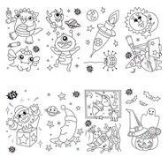 6593 Barvy na sklo sada 22 ml 4 barvy + 2 svítící ve tmě+kontura 40ml-2