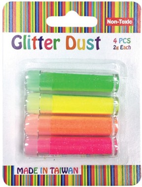 Sypké glitry NEON 4 odstíny po 2 g