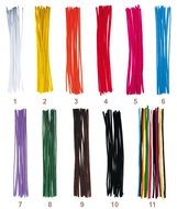 6702 Žinilka chlupaté modelovací drátky 16ks v sáčku 29cm-1 6702 Žinilka chlupaté modelovací drátky 16ks v sáčku 29cm-1