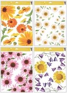 6781 Okenn&iacute; f&oacute;lie rohov&aacute; s květy 30 x 42 cm-1