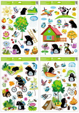 Okenní fólie Krtek 30 x 50 cm