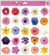 Okenní fólie – Malé květy tmavé