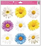 Okenní fólie – Velké květy svetlé