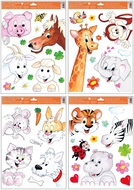 6886 Okenn&iacute; f&oacute;lie vykukuj&iacute;c&iacute; zv&iacute;ř&aacute;tka 30 x 42 cm-1