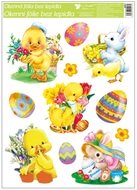 Okenní fólie – Králík s čepicí