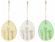 7140 Vejce dřevěn&eacute; 5 x 7 x 0,5 cm na zavě&scaron;en&iacute;, 6 ks v krabičce-1