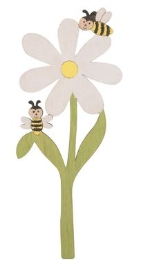 Kytička dřevěná zápich 9 x 22 x 0,5 cm