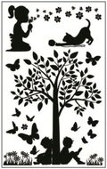 845 Obtisky 24 x 15 cm, siluety v parku-4