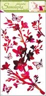 935 Samolepky na zeď větev rubínová, 69x32cm-1