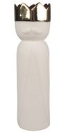9817 Svícen porcelánový Král 5,5 x 21 x 5,5 cm-1