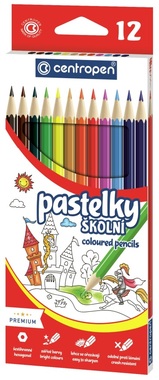 Pastelky školní 12 ks, Centropen