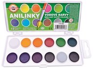 Anilinky-brilantní barvy 12 ks, KOH-I-NOOR