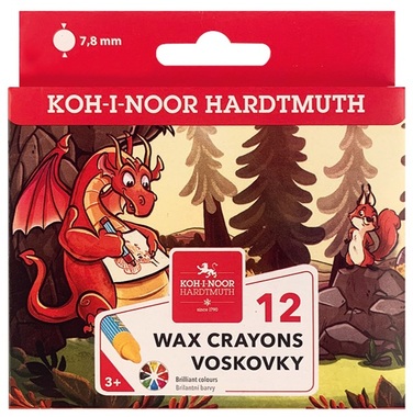 Školní voskovky 12 ks KOH-I-NOOR